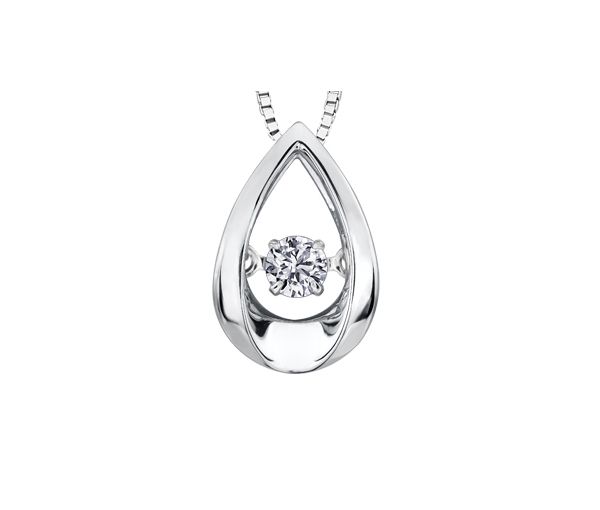 PENDENTIF AVEC DIAMANT DANSANT